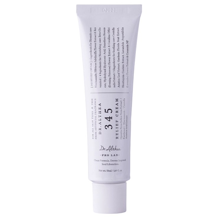 345 Relief Cream with niacinamideand panthenol – Luxe Botanica