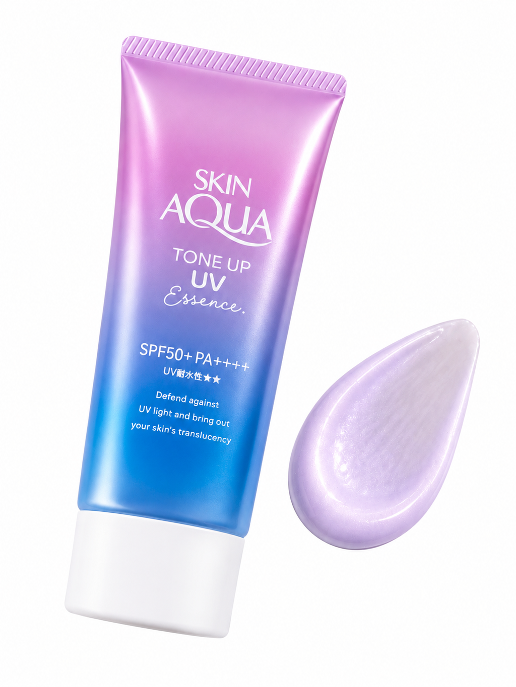 Tone Up UV Essence Sunscreen SPF50+ PA++++ – Brightening Lavender (80g)