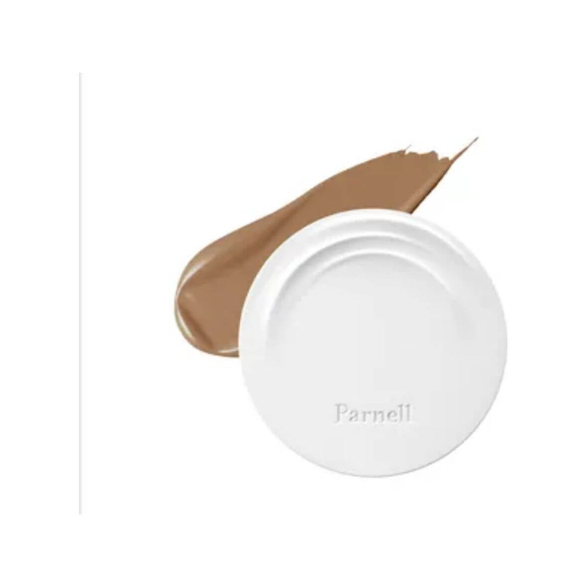 Parnell - Cicamanu Serum Cushion showing the smooth foundation texture and application.