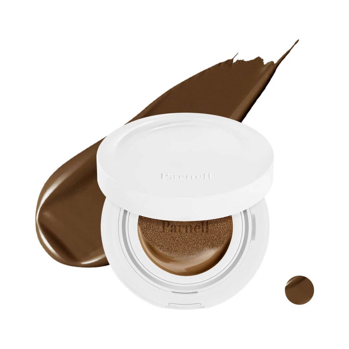Parnell - Cicamanu Serum Cushion with a serum-infused foundation and a glowy finish, containing Cicamanu™ ingredient.