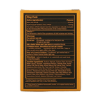 Shea Moisture African Black Soap Eczema Therapy Bar Soap back label with drug facts and ingredients list.