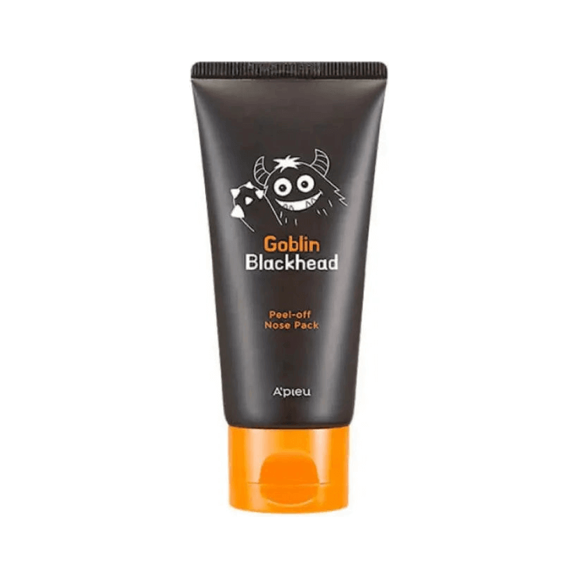 A'PIEU - Goblin Blackhead Peel-Off Nose Pack tube for effective blackhead removal and clear skin.