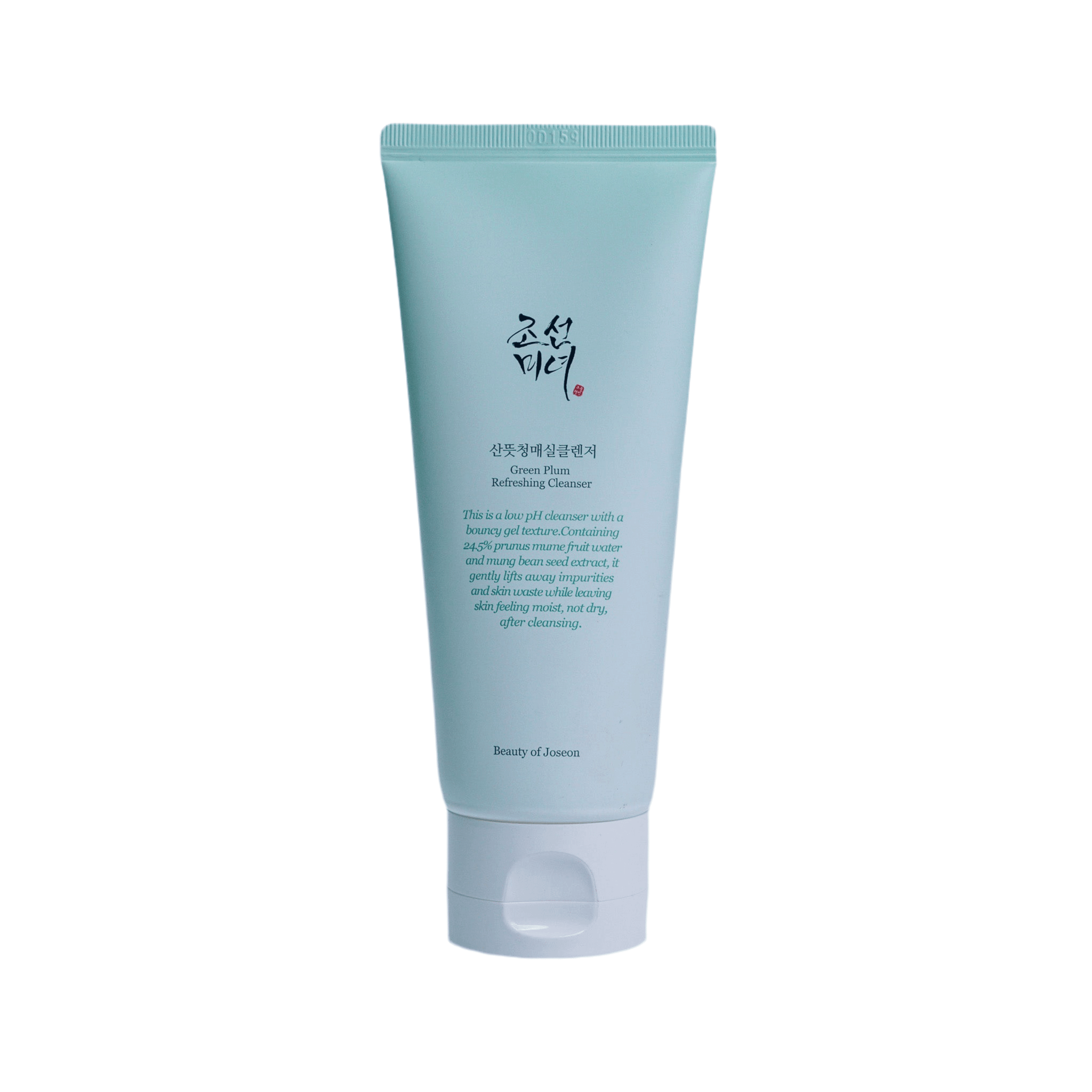 Beauty of Joseon Green Plum Refreshing Cleanser 100ml tube for purifying and refreshing facial cleansing.