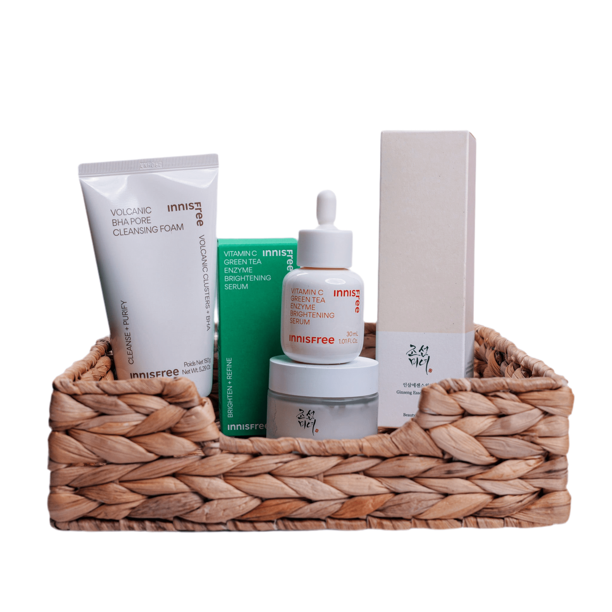 Dark Spot Removal Set 6 featuring INNISFREE products for hyperpigmentation treatment.