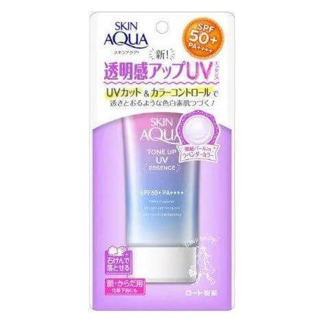 Tone Up UV Essence Sunscreen SPF50+ PA++++ – Brightening Lavender (80g)