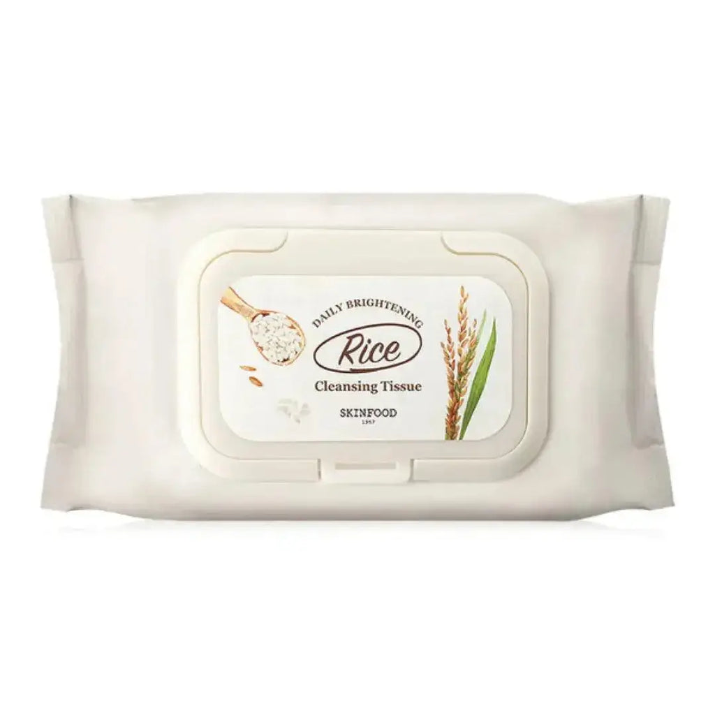SKINFOOD Rice Daily Brightening Cleansing Tissue 80sheets - Wild Life Millions